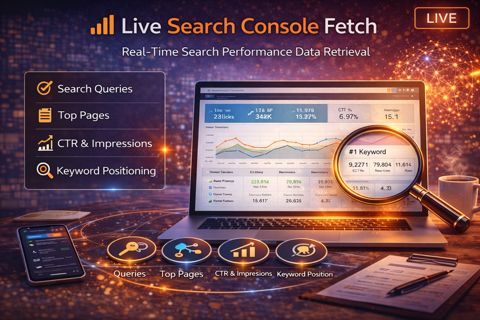 Live Search Console Fetch: Real-Time Search Performance Insights | My PR Manager