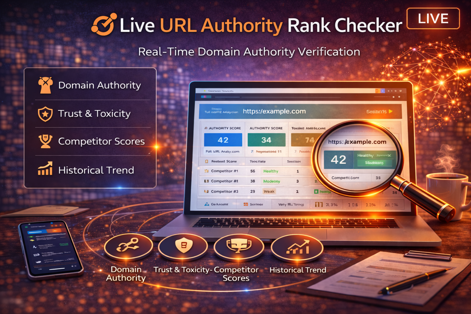 Live URL Authority Rank Checker: Evaluate Domain & Page Authority | My PR Manager