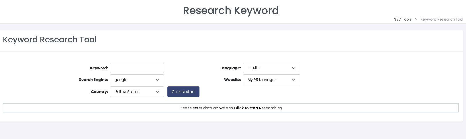 Unleash the Power of MyPRM Keyword Research Tool for Better SEO Results