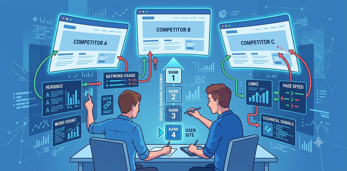 Page Rank Auditor: How to See Exactly Why Competitors Outrank You