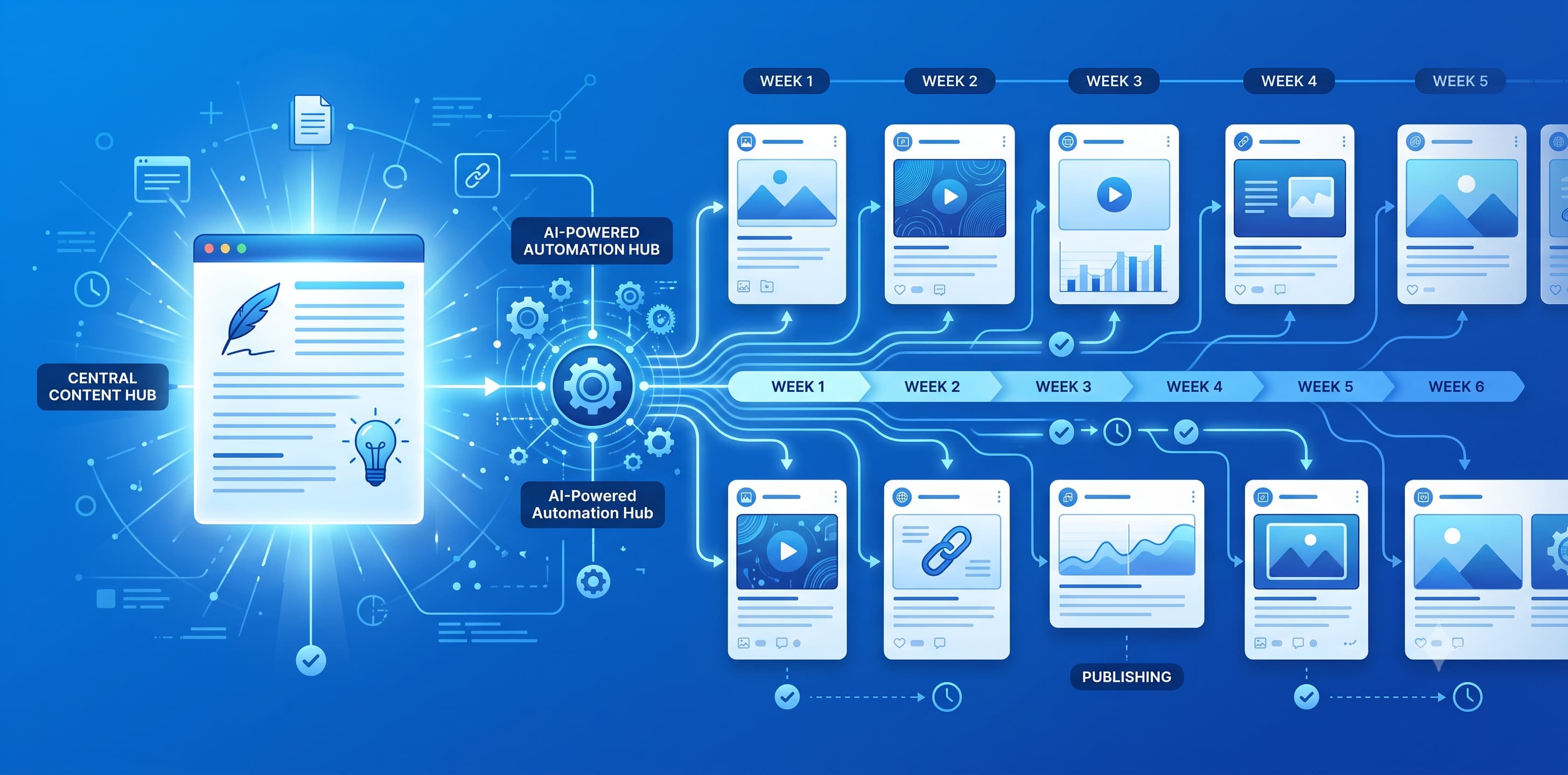 AI Posting Campaign: Turn One Page Into Weeks of Social Content